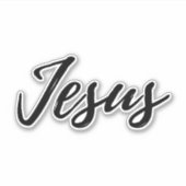 Jezus - sticker (Voorkant)