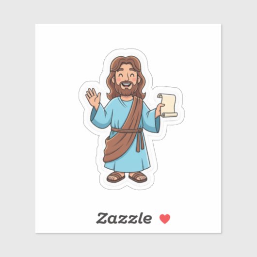 Jezus Sticker (Vel)