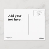 Jezus stierf aan het kruis briefkaart (Achterkant)