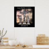 Jezus stierf om een reden Poster (Keuken)