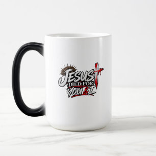 Jezus stierf voor jou en mij magische mok