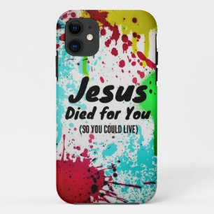 Jezus stierf voor jou. - iPhone 5 hoesje