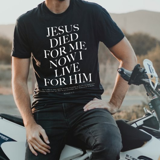 Jezus stierf voor mij | Christelijke esthetische k T-shirt