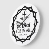 Jezus stierf voor ons allen grote klok (Hoek)