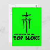 Jezus stierf voor onze zonden briefkaart (Voorkant / Achterkant)