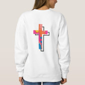 Jezus Sweatshirt voor vrouwen (Achterkant)