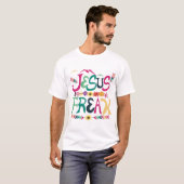 Jezus T-shirt voor mannen - Jezus Freak (Voorkant volledig)