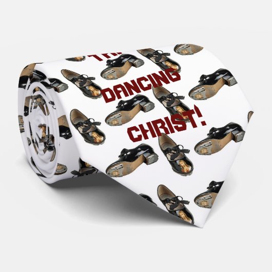 Jezus Tap danst Christus! Stropdas (Opgerold)