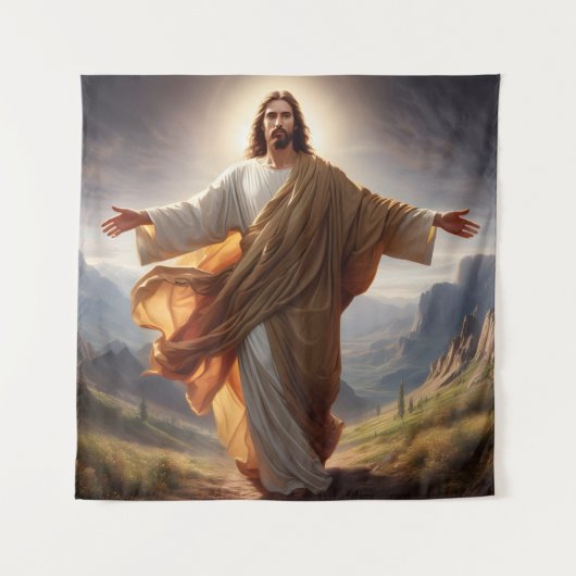 Jezus tapijt wandkleed (Voorkant)