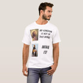 Jezus tegen Struik T-shirt (Voorkant volledig)