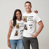 Jezus tegen Struik T-shirt (Unisex)