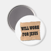 Jezus teken (magneet) magneet (Voorkant / Achterkant)