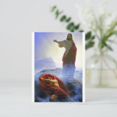 Jezus Temped door Carl Bloch Briefkaart (Staand voorkant)