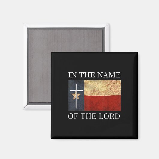 Jezus Texas Christelijk  Magneet (Voorkant / Achterkant)