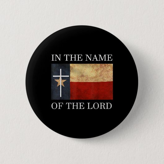 Jezus Texas Christelijk Ronde Button 5,7 Cm (Voorkant)