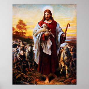 Jezus The Good Shepherd 01 Poster A