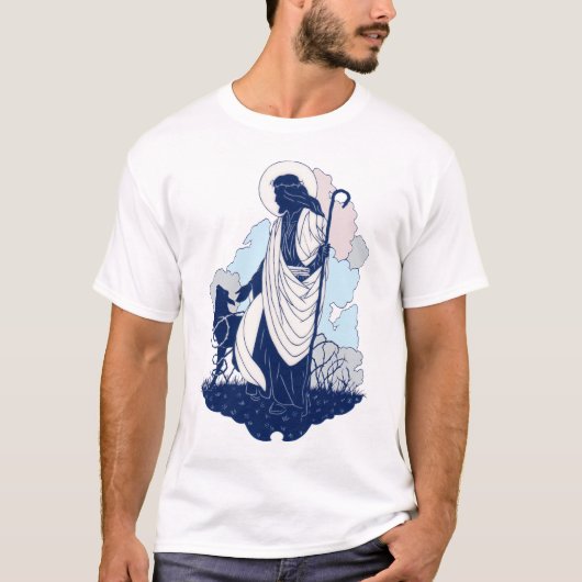 Jezus The Good Shepherd Shirt (Voorkant)