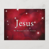 Jezus The Reason for the Sason kerstBriefkaart Briefkaart (Voorkant)