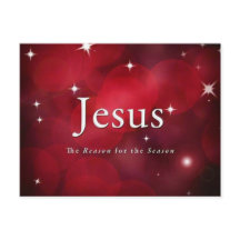 Jezus The Reason for the Sason kerstBriefkaart