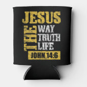 Jezus The Way Truth Life John 14:6 Christelijke Bi Blikjeskoeler (Voorkant)