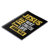 Jezus The Way Truth Life John 14:6 Christelijke Bi Notitieboek (Linkerzijde)
