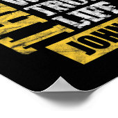 Jezus The Way Truth Life John 14:6 Christelijke Bi Poster (Hoek)