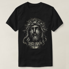 Jezus "This Way" Bold Graphic T-Shirt