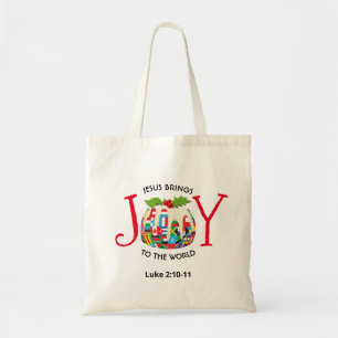 Jezus   TOEGANG TOT DE WERELDVlaggen   Kerstmis Tote Bag