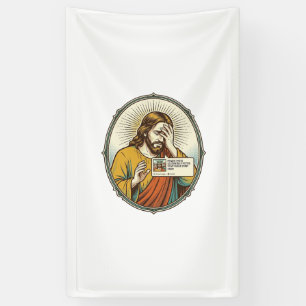 Jezus toegevoegd aan verhaal in plaats van direct spandoek