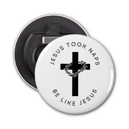 Jezus Took Naps is een soort Jezus Bottle Opener (Voorkant)