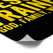 Jezus trainde God Family Wrestling, Christelijk Wr Poster (Hoek)