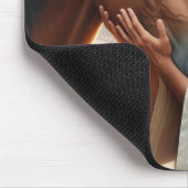 Jezus troost een paard in de hemel muismat (Hoek)