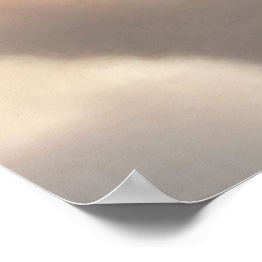 Jezus troost een paard in de hemel poster (Hoek)