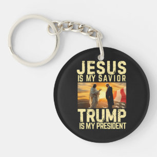 Jezus Trump - Jezus Is Mijn Heer Heiland Sleutelhanger