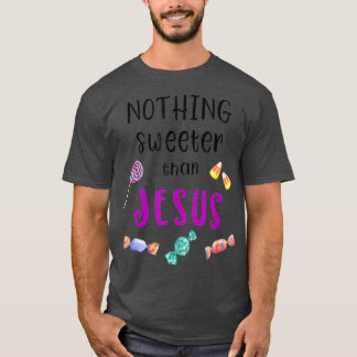 Jezus Trunk of behandelt Snoep voor christenen T-shirt