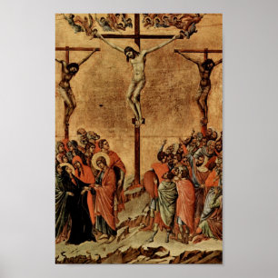 Jezus tussen twee dieven poster