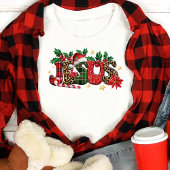 Jezus Typografie Christelijk Geloof Kerstmis Tri-Blend Shirt