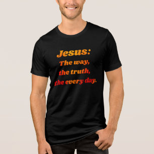 Jezus: Uw dagelijkse richting Tri-Blend Shirt