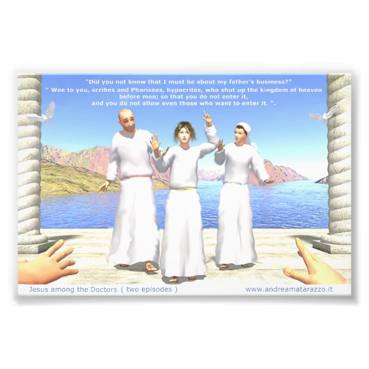 Jezus van de Artsen Foto Afdruk (Voorkant)