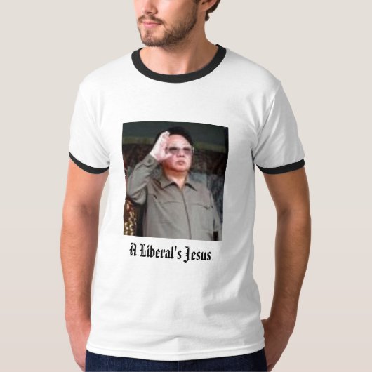Jezus van een liberaal t-shirt (Voorkant)
