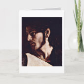 Jezus van Michelangelo Merisi da Caravaggio Kaart (Voorkant)