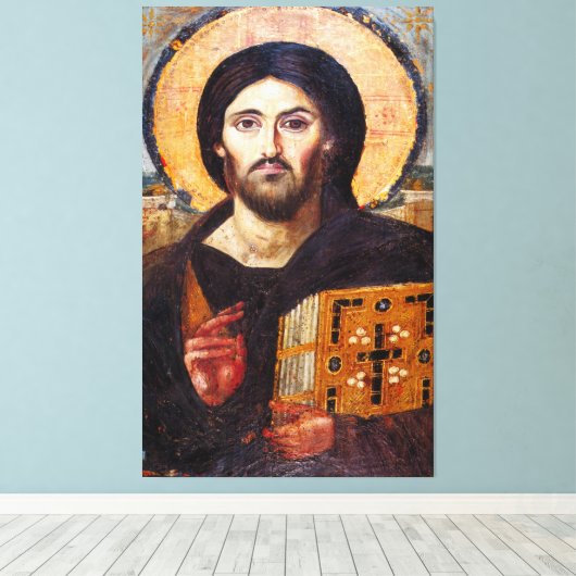 Jezus van Nazareth Canvas Afdruk (Insitu (Houten vloer))