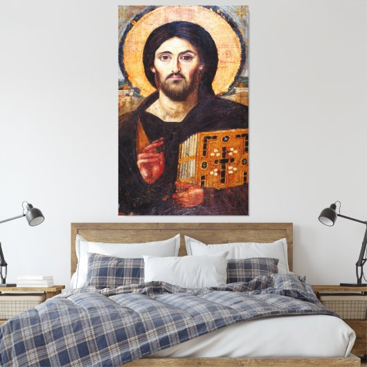 Jezus van Nazareth Canvas Afdruk (Insitu (Slaapkamer))