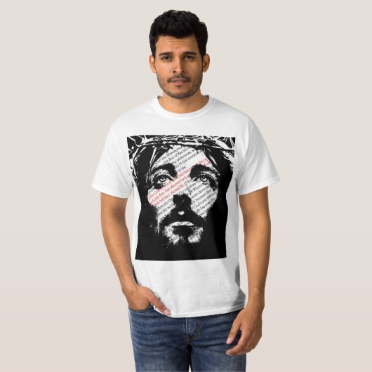 Jezus van Nazareth T-shirt (Voorkant volledig)