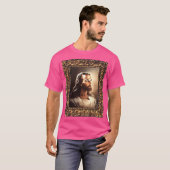 Jezus van Warner Sallman omlijst T-shirt (Voorkant volledig)