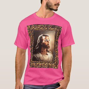 Jezus van Warner Sallman omlijst T-shirt