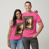 Jezus van Warner Sallman omlijst T-shirt (Unisex)