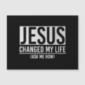 Jezus veranderde mijn leven en vroeg me hoe Jezus (Voorkant)