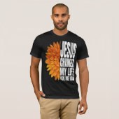 Jezus veranderde mijn leven en vroeg me hoe T-shir T-shirt (Voorkant volledig)