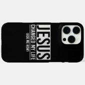 Jezus Veranderde Mijn Leven Vraag Me Hoe Jezus Case-Mate iPhone Case (Achterkant (horizontaal))